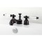 Kingston Brass KS3955WLL Wilshire Mini-Widespread Bathroom Faucet W/Brass Pop-Up, Brnz KS3955WLL - alternate 2